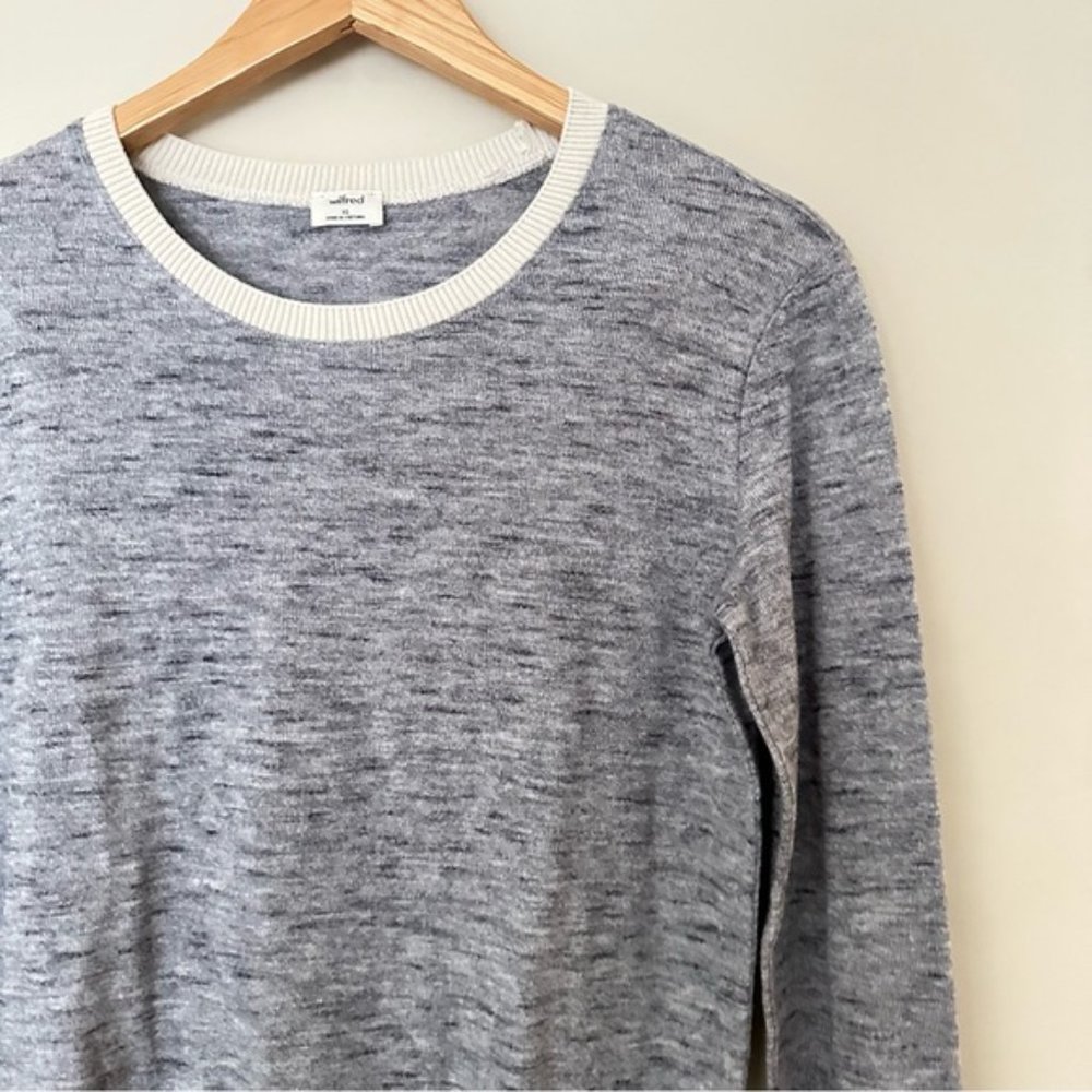 Wilfred Light Gray Berri Pullover Thin Sweater - image 3